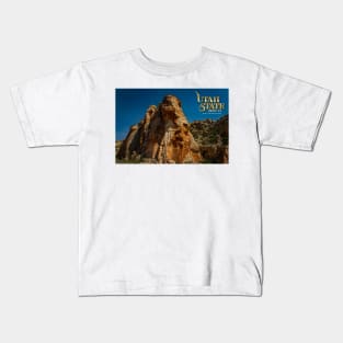 Utah State Route 12 Scenic Drive Kids T-Shirt